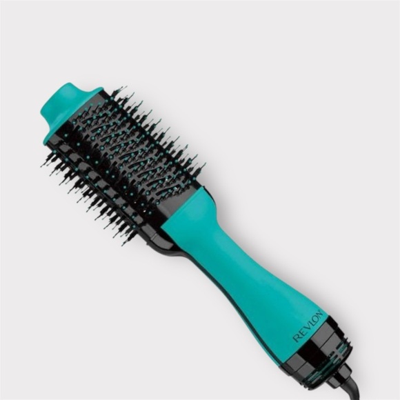 NWOT Revlon Black and Teal One Step Volumizing Hair Dryer Round Brush OS - Picture 15 of 15